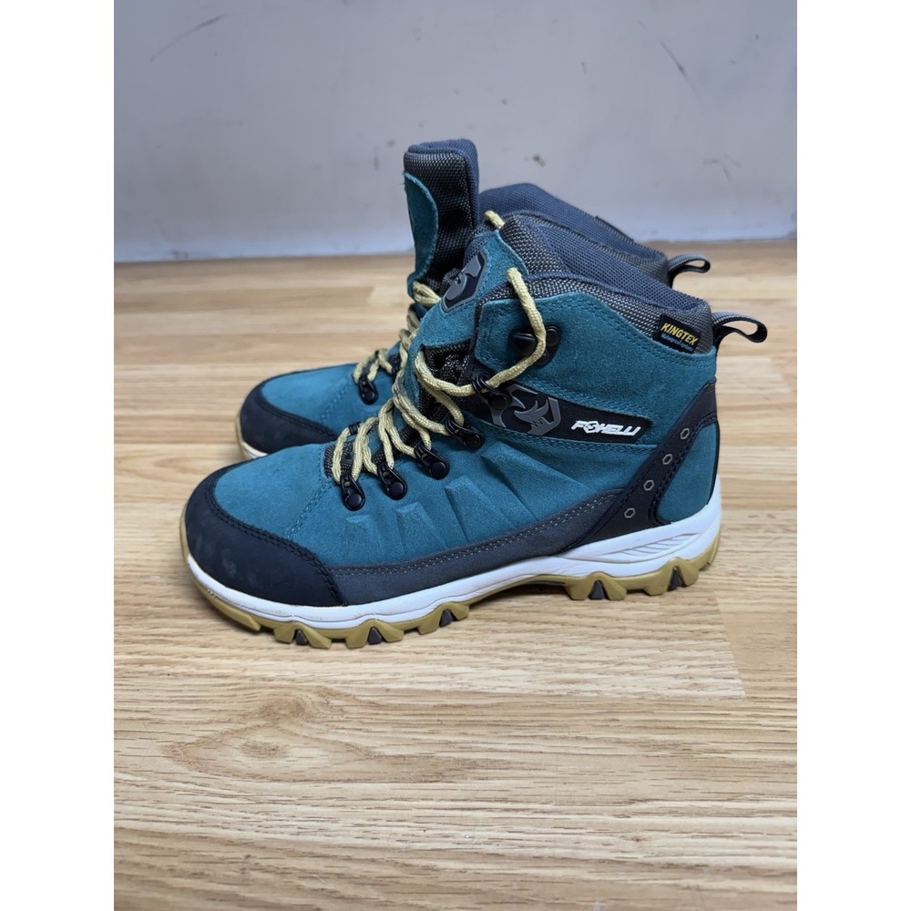 Foxelli Hiking Boots Women's Size 8 Kingtex Water Proof Hiking Boots 13939 Teal